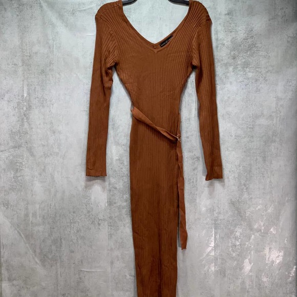 Almost Famous Brown Crave Fame Juniors' Dress - Picture 5 of 12